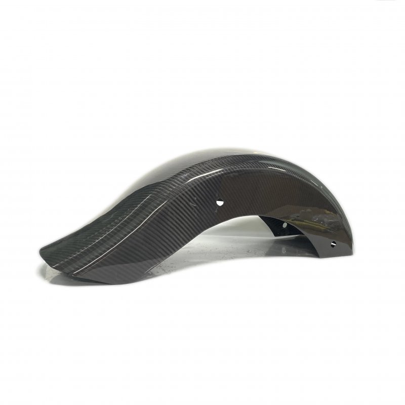 Motorcycle Front Chopped Short Pure Carbon Fiber  Fender for Touring Street Road Glide 2014-2023